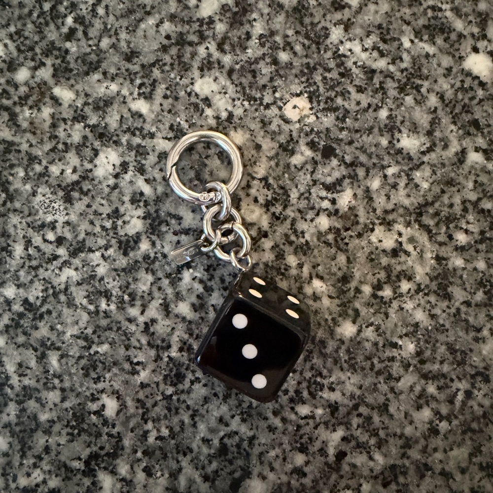 Coach bag charm